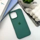 Чохол для смартфона Silicone Full Case AA Open Cam for Apple iPhone 16 Pro Max 46,Pine Green (FullOpeAAi16PM-46) - изображение 6