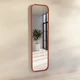 Настенное зеркало Фенстер Монако Красное 1560x460x40 - изображение 1