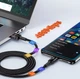 Зарядный кабель toocki USB Type-A - Type-С с поддержкой быстрой зарядки 100 Вт, 1 м, черный (95613230) - изображение 4