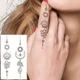 Набір дитячих тимчасових тату "Чорні міні №2" black-tattoo-mini-set-2-3, 30 штук по 9,5*5,5 см - зображення 6