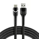 Кабель USB на USB-C everActive CBB-2CBR 2m RGB, USB 2.0, PD 3A 60W, черный в оплетке с RGB подсветкой - изображение 2
