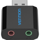 Звукова карта Vention USB Audio USB - 2х3,5 мм jack Metal (VAB-S17-B) - изображение 3