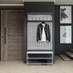 Вешалка настенная Fenster ЛТ-970 Светло-серая ДСП Урбан - изображение 3