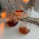 Заварочный чайник с подставкой для подогрева 0.8 л прозрачный с фильтром - изображение 8