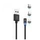 Кабель SkyDolphin S59KIT Magnetic USB - Lightning + microUSB + Type-C 1м, Black (SDUSB-000547) - изображение 1