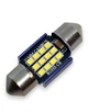 Світлодіодна лампа C5W Festoon 12SMD 2016 12V 31мм з обманкою Біле світло (31490) - зображення 5
