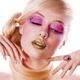 Глиттерная помада для губ Золотая Stargazer Glitter Lipstick Gold - изображение 5