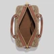 Сумка кожаная Coach Rowan Satchel In Signature Canvas In Khaki Saddle 2 (CH280) коричневая - изображение 3