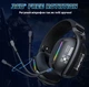 Игровые беспроводные наушники Onikuma GT808I с 2.4G + Bluetooth, съемным микрофоном, RGB-подсветкой, для ПК, PS4, PS5, телефона Black - изображение 8