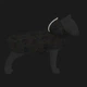 Дождевик-накидка с капюшоном для собак WAUDOG Clothes, рисунок "Мохнатые монстры"", размер M - изображение 6