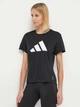 Спортивная футболка для бега женская Adidas Run It Tee IL7227 L Black (4067887737098) - изображение 7