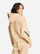 Толстовка на молнии с капюшоном женская Adidas W Z.N.E. Fz JD9594 L Бежевая (4067896182001) - изображение 2