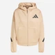 Толстовка на молнии с капюшоном женская Adidas W Z.N.E. Fz JD9594 L Бежевая (4067896182001) - изображение 7