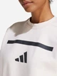 Свитшот женский Adidas W Z.N.E. Swt JF4783 S Светло-розовый (4067896395708) - изображение 5