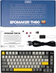 Клавиатура механическая беспроводная EPOMAKER TH80 SE 75% Flamingo Switch Hot-Swap RGB UA Wireless/Bluetooth/USB Black (TH80-SE-B-F) - изображение 6