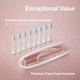 Электрическая зубная щетка Aquasonic Vibe Series Ultra - Satin Rose Gold - изображение 5
