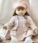 Реалистичная кукла 55 см ручной работы большая виниловая Reborn Baby Doll с настоящими волосами и глазами - изображение 2