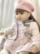 Реалистичная кукла 55 см ручной работы большая виниловая Reborn Baby Doll с настоящими волосами и глазами - изображение 3