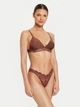 Бюстгальтер без косточек Guess Jane O4YC16-KCF20-A137 M Коричневый (7618391579604) - изображение 3