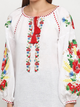 Вышиванка женская Lugin 21А162 42 Белая с вышивкой (2120025162427) - изображение 3