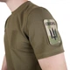 Футболка Kiborg Tactical Coolpass хаки с велкро панелями для шевронов XL - изображение 5