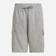 Подростоковые шорты на резинке Adidas J Sl Ft C Sh JE3973 146-152 см Серый/Белый (4067901438932) - изображение 7