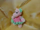 Мягкая плюшевая игрушка handmade Бегемот 26 см розовый амигуруми вязаный крючком - изображение 3