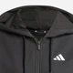 Толстовка на молнии с капюшоном женская Adidas W 3S Ft Fz Hd JE0052 L Black/White (4067902925905) - изображение 12