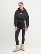 Спортивные леггинсы для фитнеса женские Adidas W 3S Sj Leg JE0072 L Black/White (4067902918181) - изображение 7
