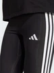 Спортивные леггинсы для фитнеса женские Adidas W 3S Sj Leg JE0072 XXS Black/White (4067902918174) - изображение 11