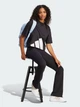 Футболка хлопковая оверсайз короткая женская Adidas W Bl Sj Bf T JG8736 XL Black/White (4067902911991) - изображение 4