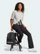 Футболка хлопковая оверсайз короткая женская Adidas W Bl Sj Bf T JG8738 S Mgreyh/Black (4067902908076) - изображение 4