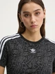 Футболка хлопковая короткая женская Adidas Originals Snake Baby Tee JI8408 XL Black/Multco (4067905535989) - изображение 4