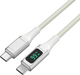 Kabel 4smarts DigitCord USB-C - USB-C 100W 1.5M White (4250774958762) - obraz 1