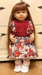 Виниловая живая кукла ручной работы Reborn Baby Doll с настоящими волосами и большими глазами - изображение 1