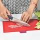 Набор разделочных досок 30х20см (4шт) в подставке, для мяса, овощей, рыбы и готовой еды - изображение 6