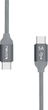 Kabel Nevox USB-C - USB-C 100W 1M Grey (4250686406535) - obraz 4