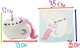 Мягкая игрушка Pusheen cat Кот-единорог 15х12 см и полотенце Pusheen cat 35х35 см n-12452 - изображение 2