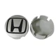 Колпачок на диск Honda, заглушка с эмблемой "H" 58 мм, Silver/Black (1 шт.) - изображение 1