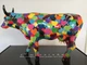 Коллекционная статуэтка Cow Parade корова цветная с сердцами Heartstanding Cow, Size L 30 х 9 х 20 см Нидерланды - изображение 11