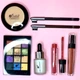 Набір косметики для макіяжу Julia Cosmetics (тіні для повік, помада, олівець для брів, пудра, рідкий хайлайтер) - зображення 6