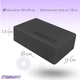 Блок для йоги (йога блок, цегла для йоги) EasyFit чорний - зображення 2