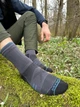 Термоноски водонепроницаемые DexShell Running Lite 2.0 Socks DS20610TLG2.0 S Серые (6954358901745) - изображение 3