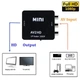 Адаптер для перетворення відеосигналу з AV RCA в HDMI чорний Witson - зображення 2