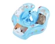Круг для обучения плаванию Baby swim ring до 4 лет, голубой - изображение 1