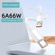 Кабель швидкої зарядки для смартфонів Huawei, Honor Super Charge 11V 6A до 66W USB Type-C на 2м Білий - зображення 7
