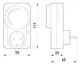 Таймер суточный в розетку с заземляющим контактом E.Next e.control.t11 i0310018 - изображение 2