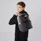 Рюкзак для ноутбука с подсветкой Piquadro URBAN (UB00) Grey-Black CA3214UB00BML_GRN - изображение 3