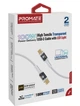 Кабель Promate Lucidline-CC200 USB-C to USB-C 100W Power Delivery 2 м White (lucidline-cc200.white) - изображение 7