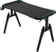 Геймерский компьютерный стол GT Racer T-1444 (140x60x73) Black - изображение 5